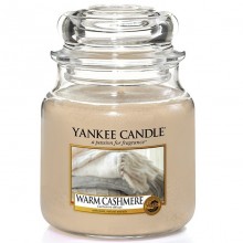 АРОМАТИЧЕСКАЯ СВЕЧА YANKEE CANDLE WARM CASHMERE / ТЁПЛЫЙ КАШЕМИР 411 ГР