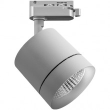 ТРЕКОВЫЙ СВЕТИЛЬНИК СО ВСТРОЕННЫМИ СВЕТОДИОДАМИ ДЛЯ 1-ФАЗНОГО ШИНОПРОВОДА "CANNO" GR 15W (4000K)