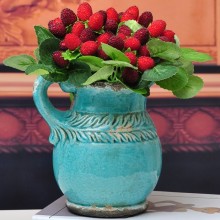 ИСКУССТВЕННЫЙ ПУЧОК КЛУБНИЧКИ КРАСНЫЙ