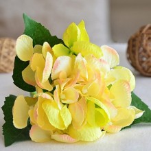 ИСКУССТВЕННАЯ ГОРТЕНЗИЯ "YELLOW SMALL"