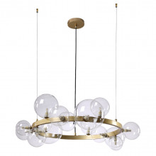 ПОДВЕСНАЯ ЛЮСТРА "AGATA" SP15 V2 GOLD/TRANSPARENTE