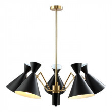 ПОТОЛОЧНАЯ ЛЮСТРА "JOVEN" 5 GOLD/BLACK