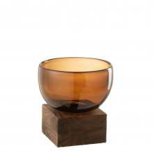 Ваза "Part amber" h200