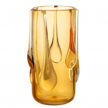 Ваза "Drops Amber" h330