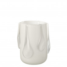 Ваза "Drops White" h220
