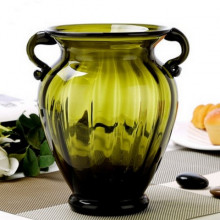 ВАЗА СТЕКЛЯННАЯ "AMPHORA" GREEN BIG