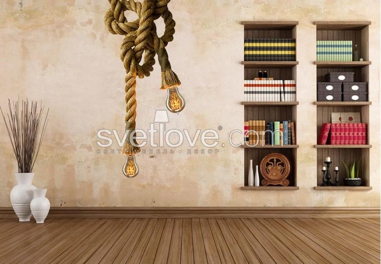 ПОДВЕСНОЙ СВЕТИЛЬНИК "ROPE ONE" ST64 TWISTED