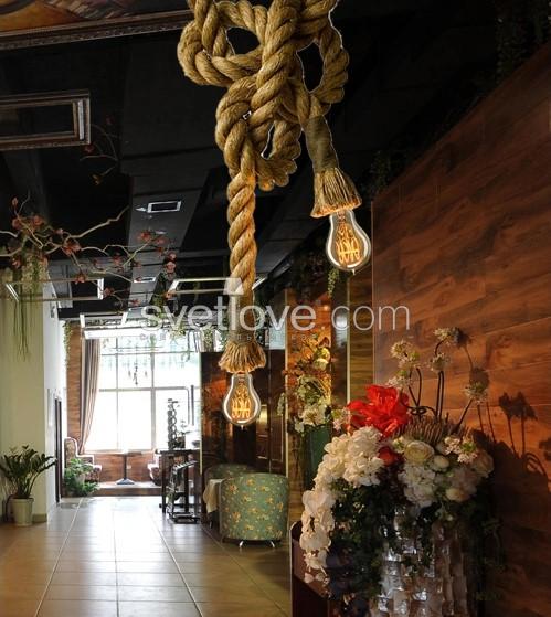 ПОДВЕСНОЙ СВЕТИЛЬНИК "ROPE ONE" ST64 TWISTED