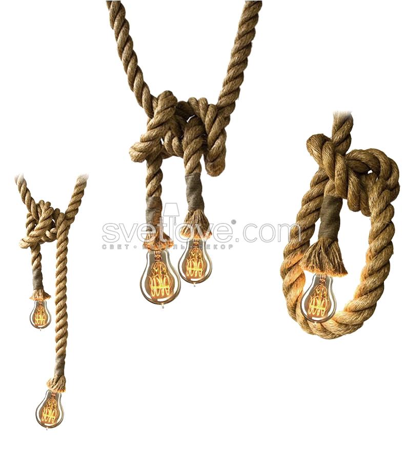 ПОДВЕСНОЙ СВЕТИЛЬНИК "ROPE ONE" ST64 TWISTED