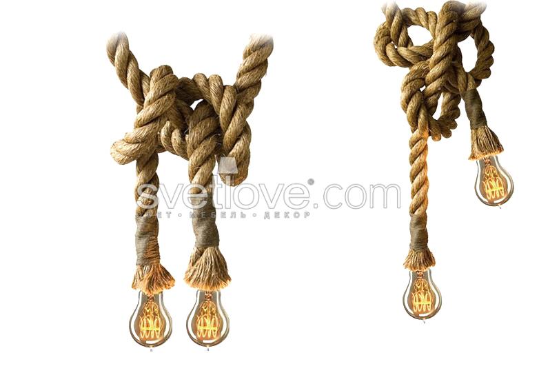 ПОДВЕСНОЙ СВЕТИЛЬНИК "ROPE ONE" ST64 TWISTED