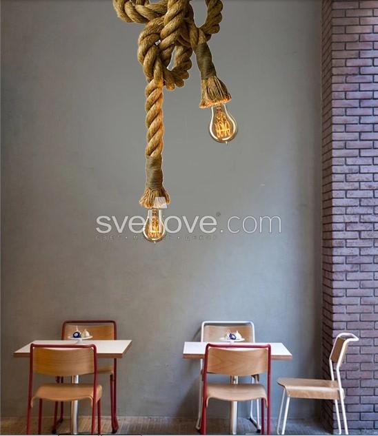 ПОДВЕСНОЙ СВЕТИЛЬНИК "ROPE ONE" ST64 TWISTED