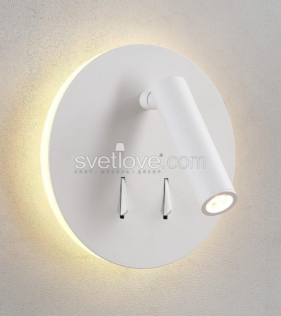 НАСТЕННЫЙ СВЕТИЛЬНИК СО ВСТРОЕННЫМИ СВЕТОДИОДАМИ "CLT 223W" WH 3W/6W/9W (3000K)