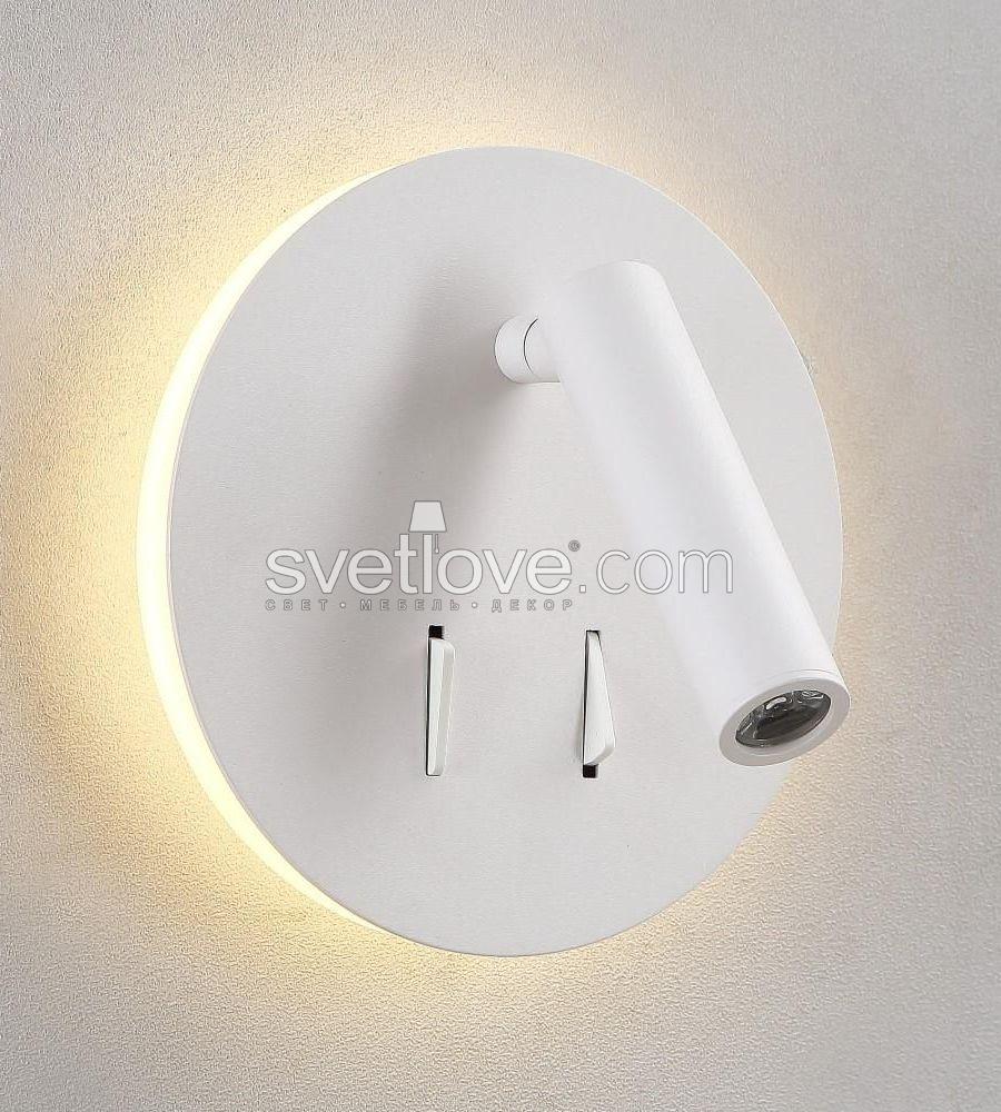 НАСТЕННЫЙ СВЕТИЛЬНИК СО ВСТРОЕННЫМИ СВЕТОДИОДАМИ "CLT 223W" WH 3W/6W/9W (3000K)