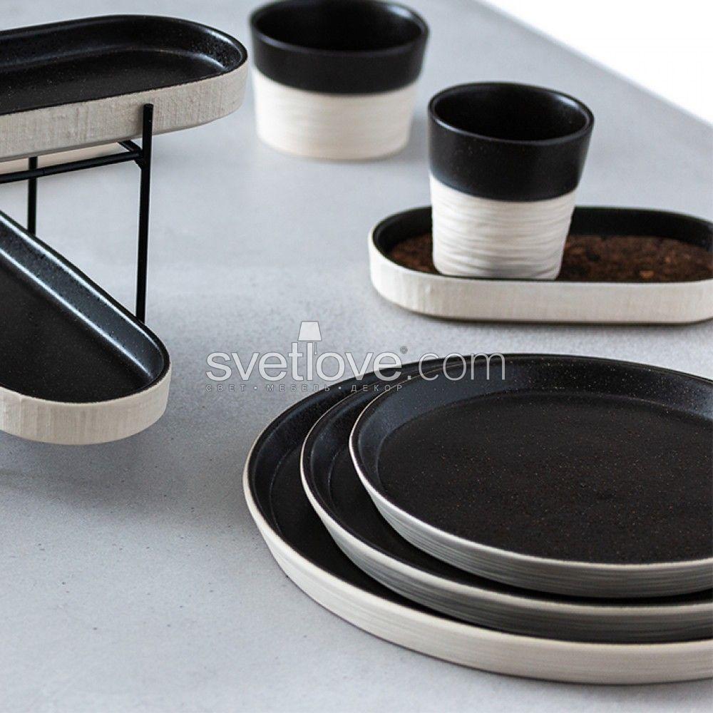 ТАРЕЛКА "NOTOS" (28 СМ) BLACK