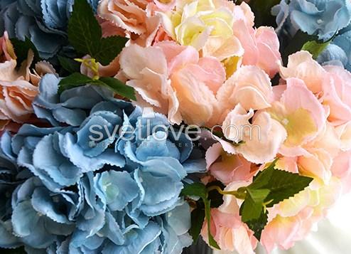 ИСКУССТВЕННАЯ ГОРТЕНЗИЯ "BLUE"