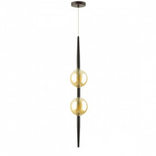 ПОДВЕСНОЙ СВЕТИЛЬНИК "LAZIA"2 BLACK / AMBER