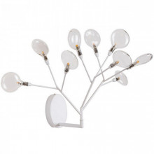 НАСТЕННЫЙ СВЕТИЛЬНИК "EVITA" AP9 WHITE/TRANSPARENT