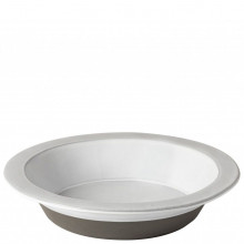 ТАРЕЛКА "PLANO" (25 СМ) WHITE/GREY