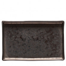 ПОДНОС "LAGOA" (18.5 СМ) DARK BROWN