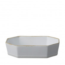 БЛЮДО "LUZIA" (22 СМ.) WHITE
