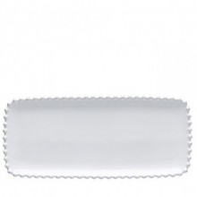 БЛЮДО "PEARL" (30*13 СМ.) WHITE