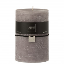 СВЕЧА ДЕКОРАТИВНАЯ "DARK GREY" 10*15 СМ, 110 ЧАСОВ ГОРЕНИЯ