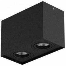 НАКЛАДНОЙ ТОЧЕЧНЫЙ СВЕТИЛЬНИК "RETTANGO" 2X BLACK