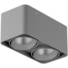 НАКЛАДНОЙ ТОЧЕЧНЫЙ СВЕТИЛЬНИК СО ВСТРОЕННЫМИ СВЕТОДИОДАМИ "MONOCCO" X2 GR 20W (4000K)