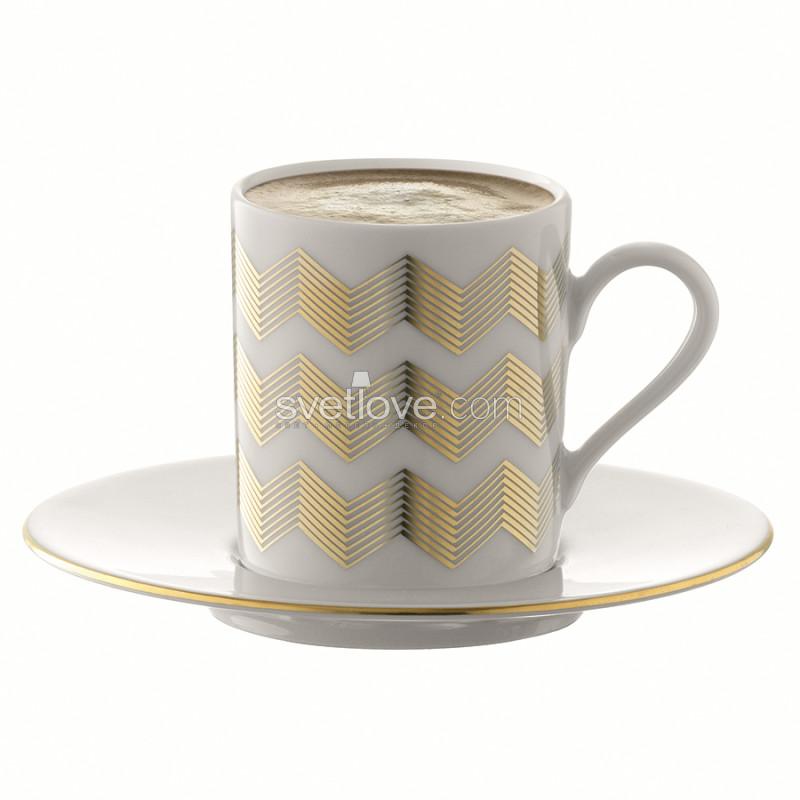 НАБОР КОФЕЙНЫХ ПАР "SIGNATURE CHEVRON", 100 МЛ, 4 ШТ.