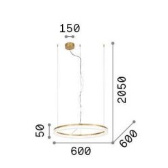 Подвесной светильник "Crown" LED D600