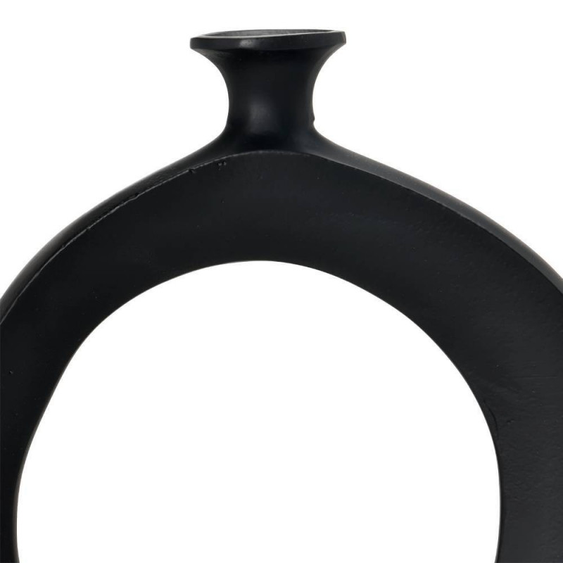 Ваза металлическая "Ankarefo black" h300