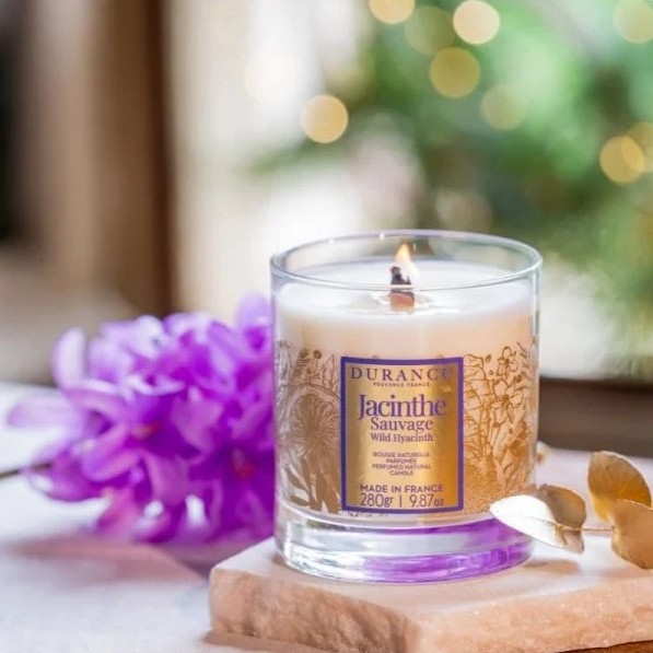 Ароматическая свеча с деревянным фитилем Дикий гиацинт / Wild Hyacinth, 280гр