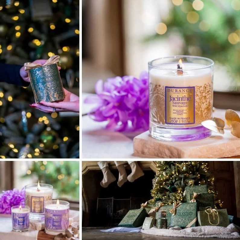 Ароматическая свеча с деревянным фитилем Дикий гиацинт / Wild Hyacinth, 280гр