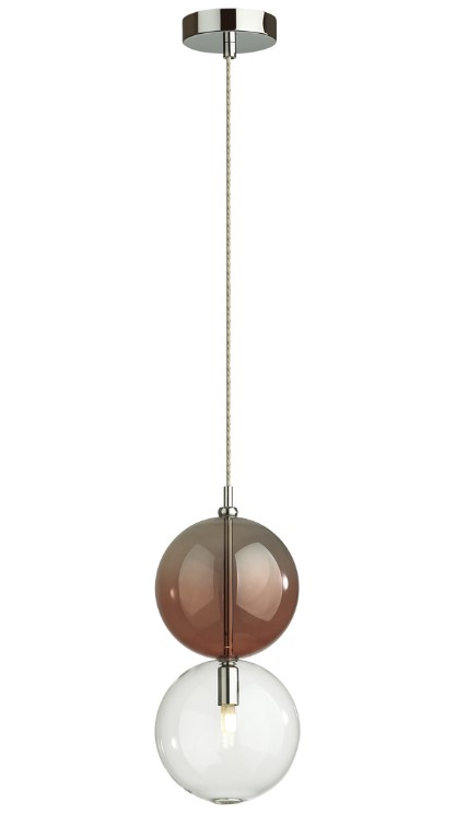 ПОДВЕСНОЙ СВЕТИЛЬНИК "TWIXY" D150 BURGUNDY