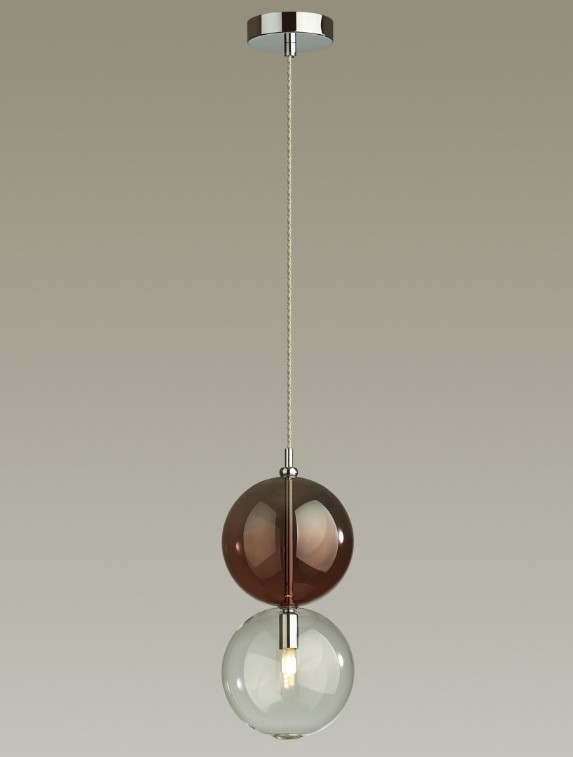 ПОДВЕСНОЙ СВЕТИЛЬНИК "TWIXY" D150 BURGUNDY