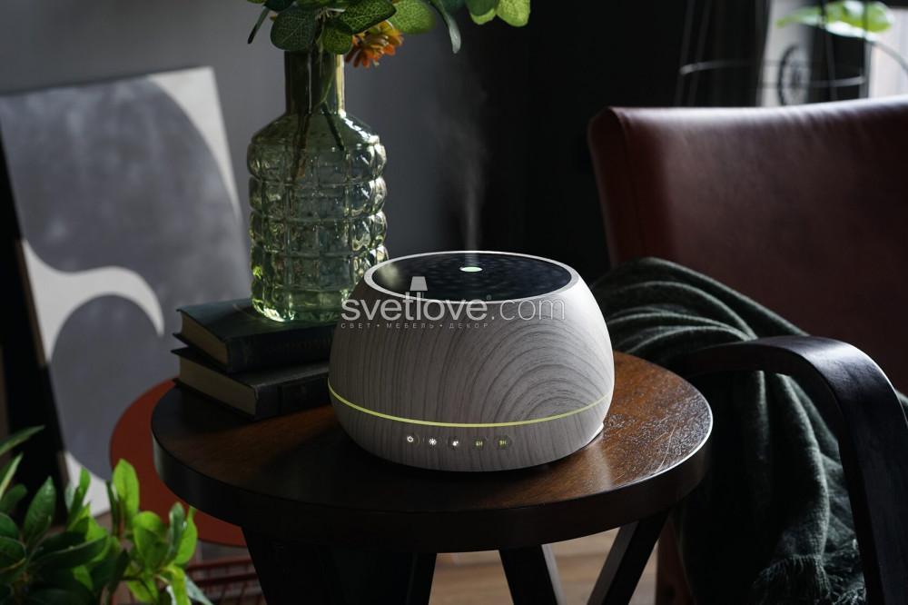 Электрический аромадиффузор - Bluetooth колонка с ионизатором воздуха Mandala Blanc 1000мл.