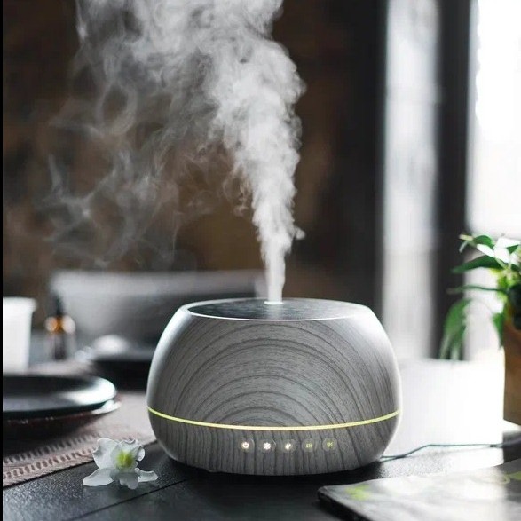 Электрический аромадиффузор - Bluetooth колонка с ионизатором воздуха Mandala Blanc 1000мл.