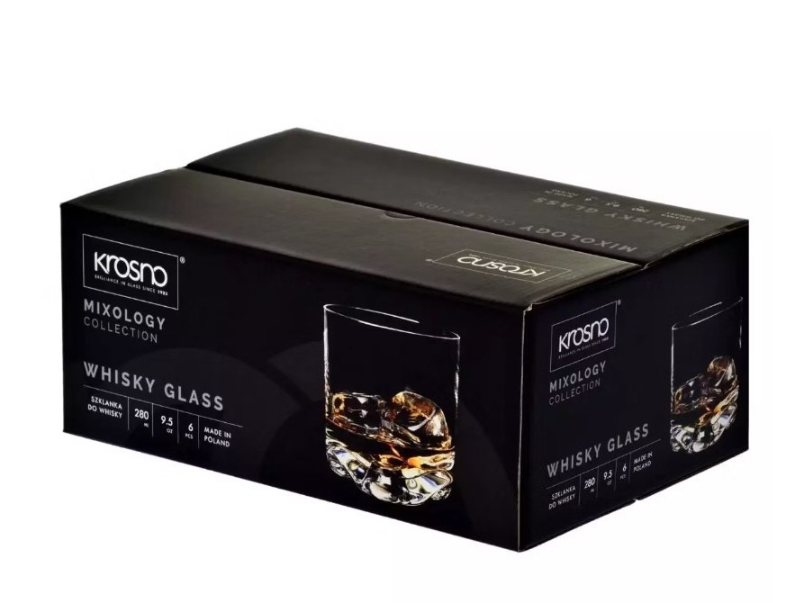 НАБОР СТАКАНОВ ДЛЯ ВИСКИ "MIXOLOGY" (280МЛ), 6 ШТ.